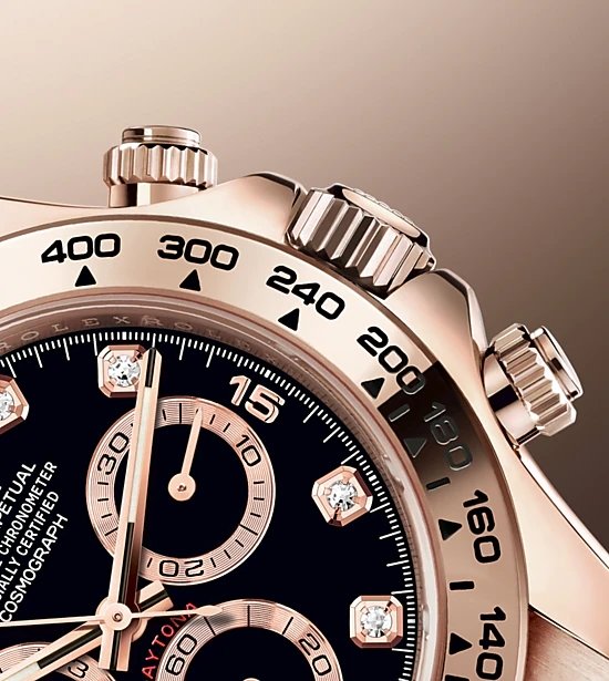 Rolex Cosmograph Daytona 40mm Everose Gold Diamond Markers (Ref#116505) - WatchesOff5thWatch