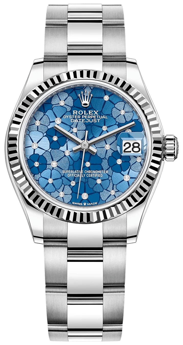 Regulering Kan voldsom Rolex Datejust 31mm New 2022 Model Oystersteel and White Gold Oyster B –  WatchesOff5th