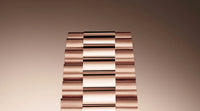 Thumbnail for Rolex Everose Gold Day-Date 40 Watch - Everose Gold Bezel - Chocolate Baguette Diamond Dial - President Bracelet (REF#228345RBR) - WatchesOff5thWatch