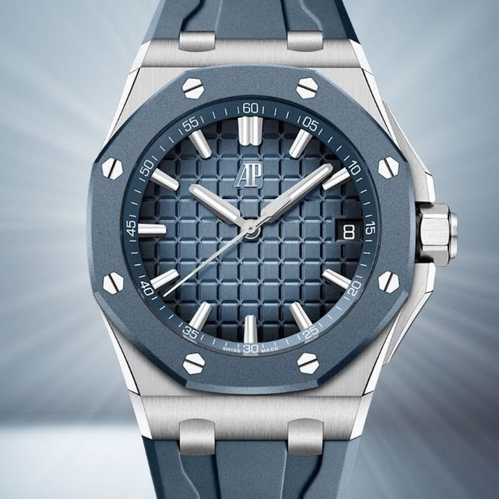 Audemars Piguet Royal Oak Offshore 43mm 15605SK Blue Rubber Bezel Review