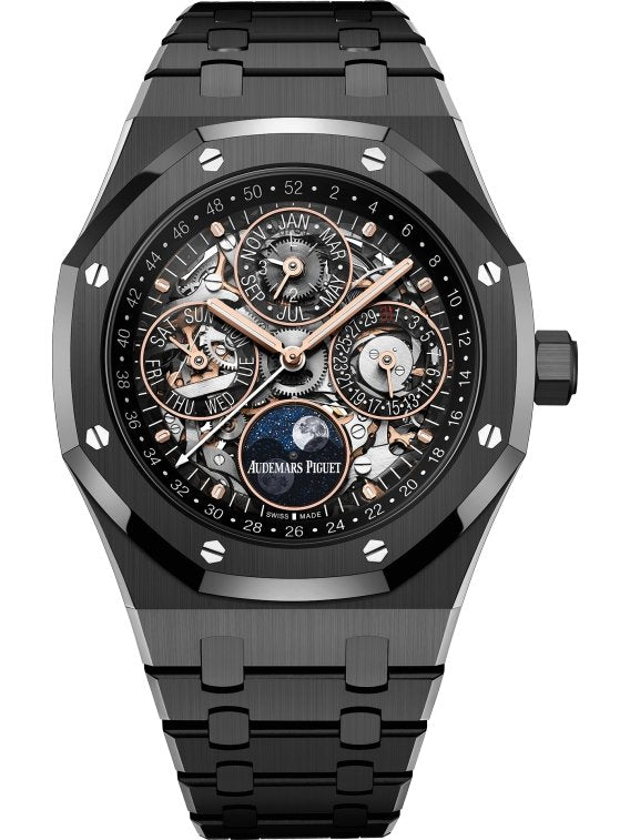 Audemars Piguet Royal Oak Perpetual Calendar Openworked in black ceramic (Ref. 26585CE.OO.1225CE.01)