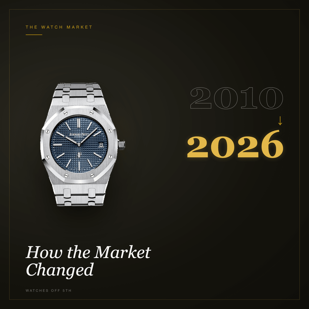How the Watch Market Changed: 2010 vs. 2026 - WatchesOff5th