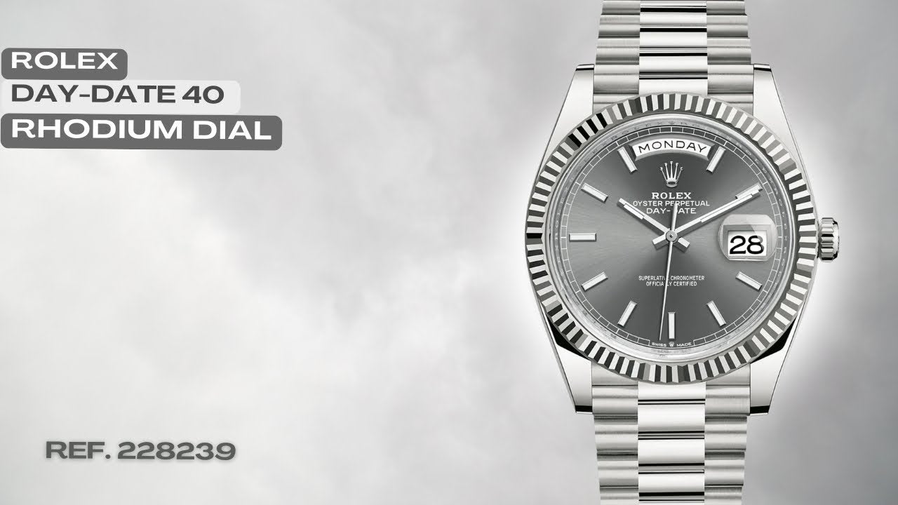 Unboxing the Rolex Day-Date 40 Dark Rhodium (Ref. 228239)
