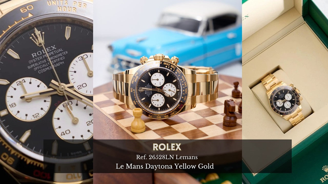 Unboxing the Rolex Daytona Le Mans 126528LN Yellow Gold