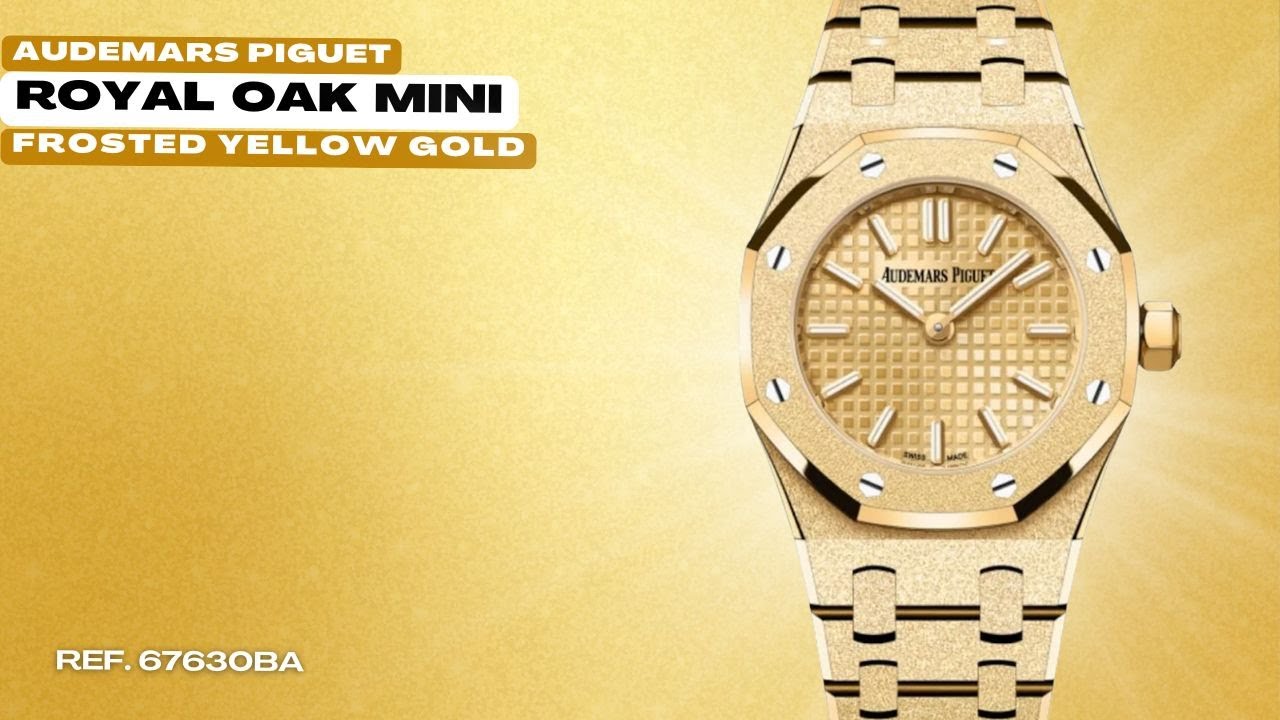 Unboxing the AP Royal Oak Mini Frosted Yellow Gold