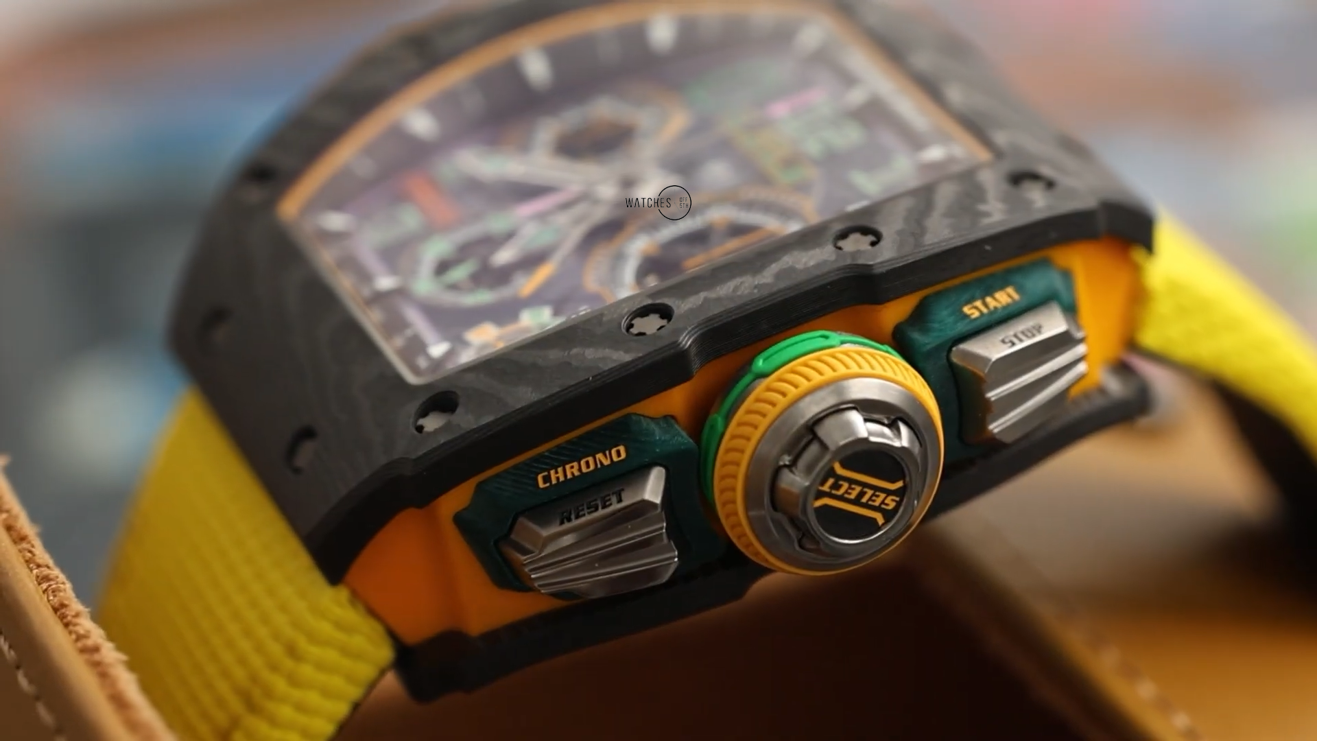 Richard Mille RM 65-01 Carbon TPT chronograph profile