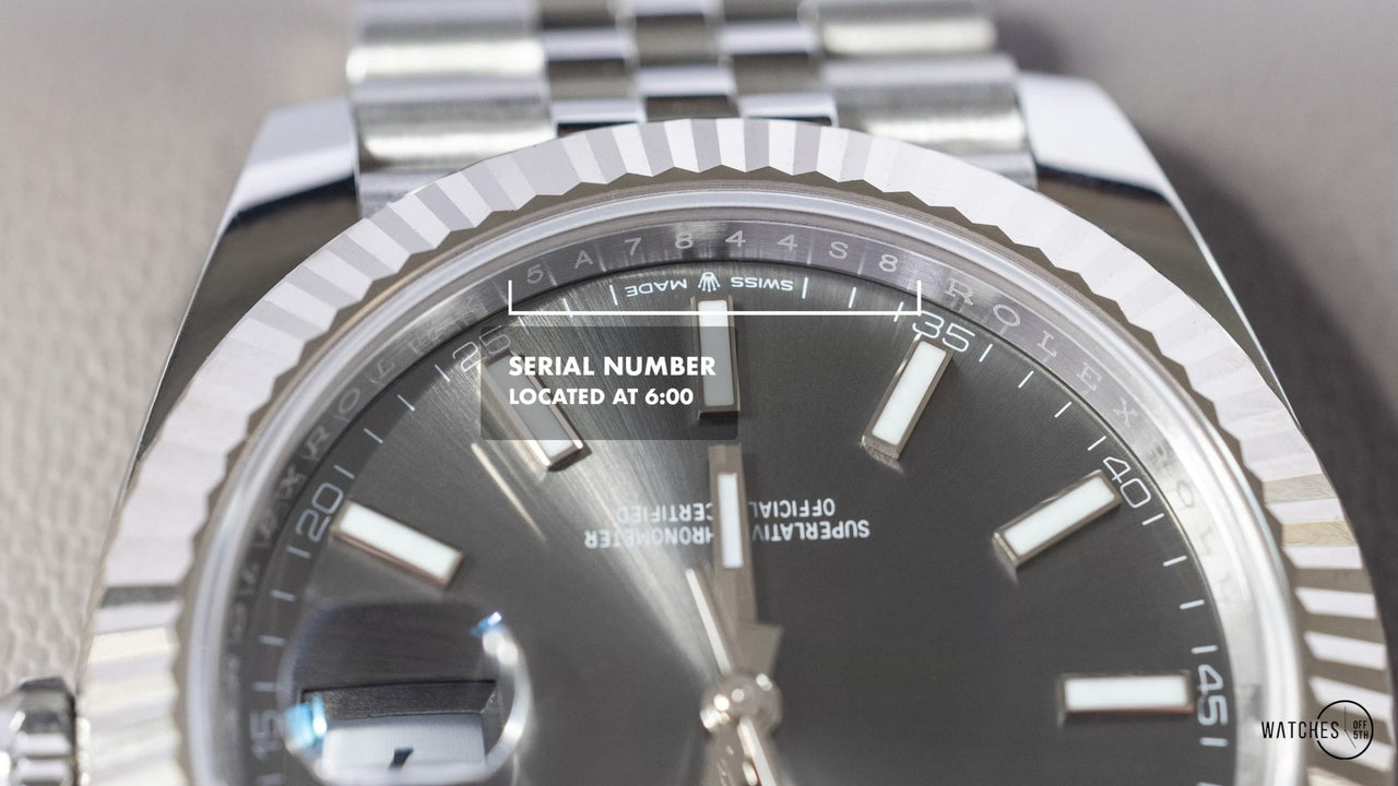 Rolex Serial Number Chart with Guide - WatchesOff5th