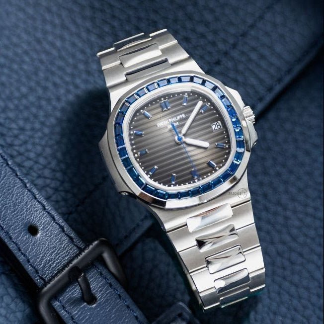Unboxing Patek Philippe Nautilus with Sapphire Bezel 5711/111P-001 - WatchesOff5th