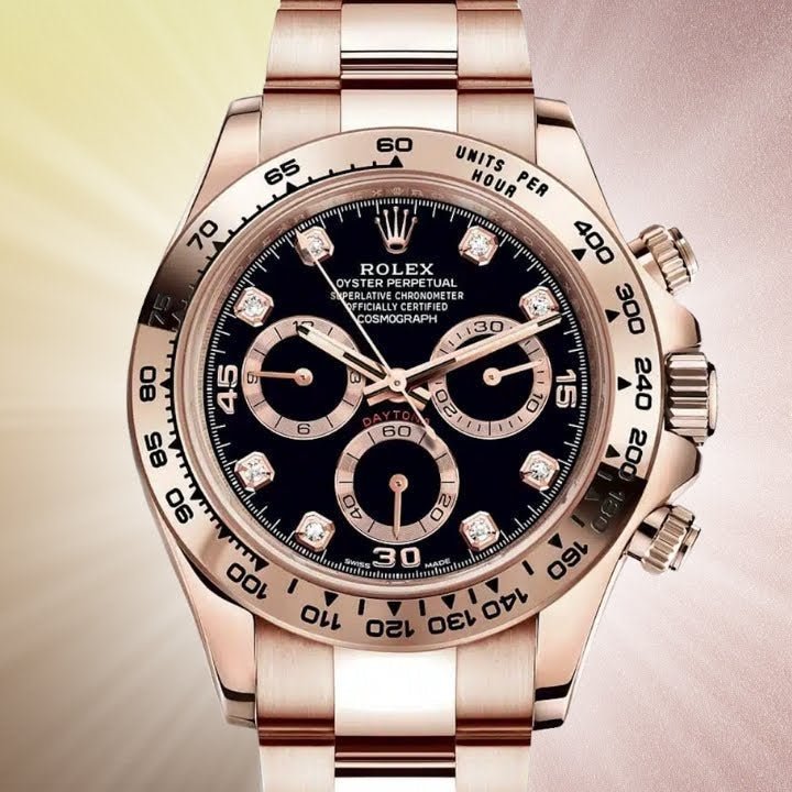 Rolex Cosmograph Daytona 40mm Everose Gold Diamond Markers (Ref