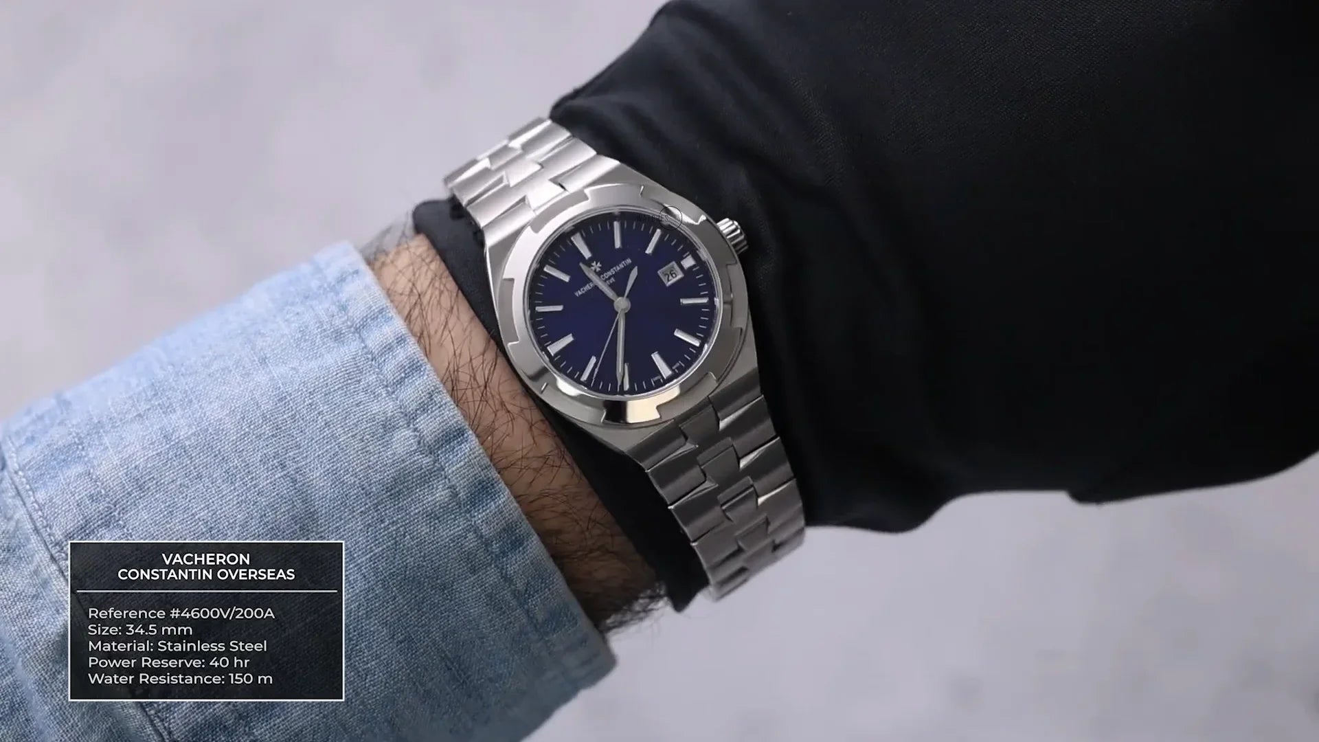 Video Overview: Vacheron Constantin Overseas 4600V/200A 34.5mm - WatchesOff5th