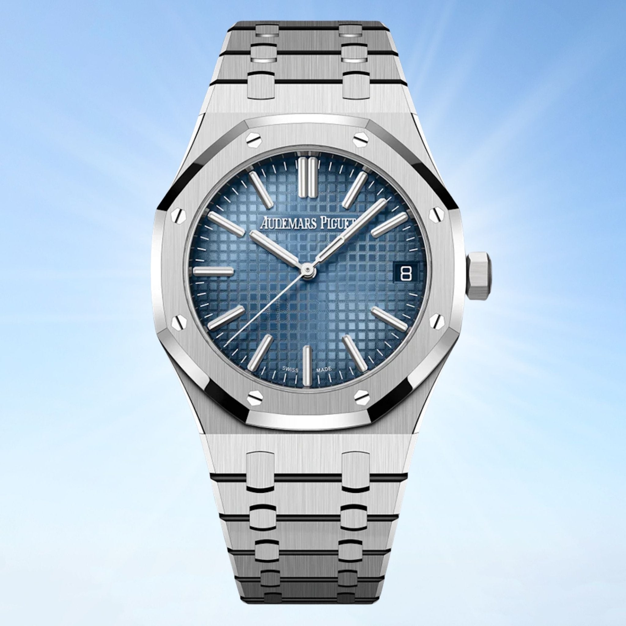 Video Review: Audemars Piguet Royal Oak 15510BC Smoked Blue Dial - WatchesOff5th