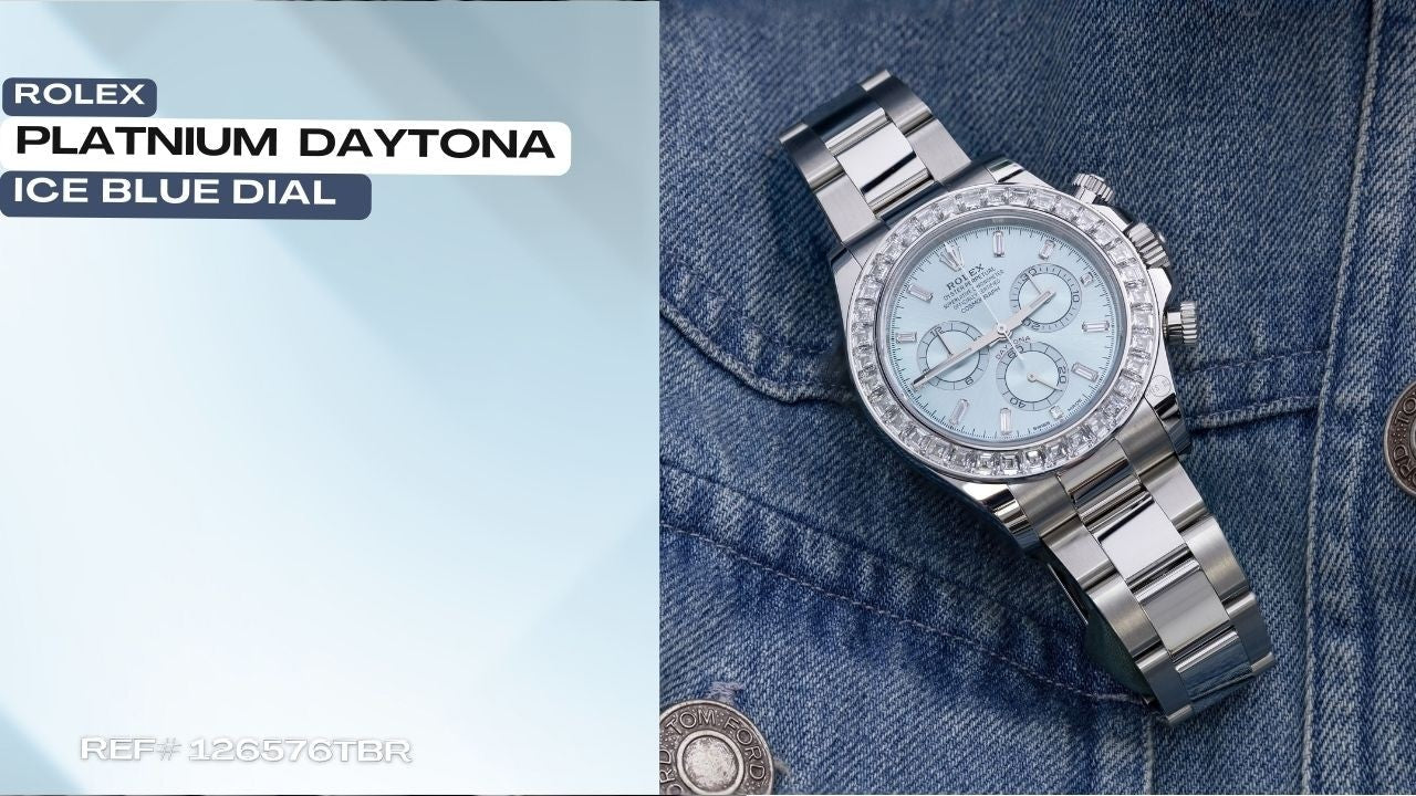 Video: Unboxing Rolex Platinum Daytona Ice Blue Dial & Diamond Bezel 126576TBR - WatchesOff5th