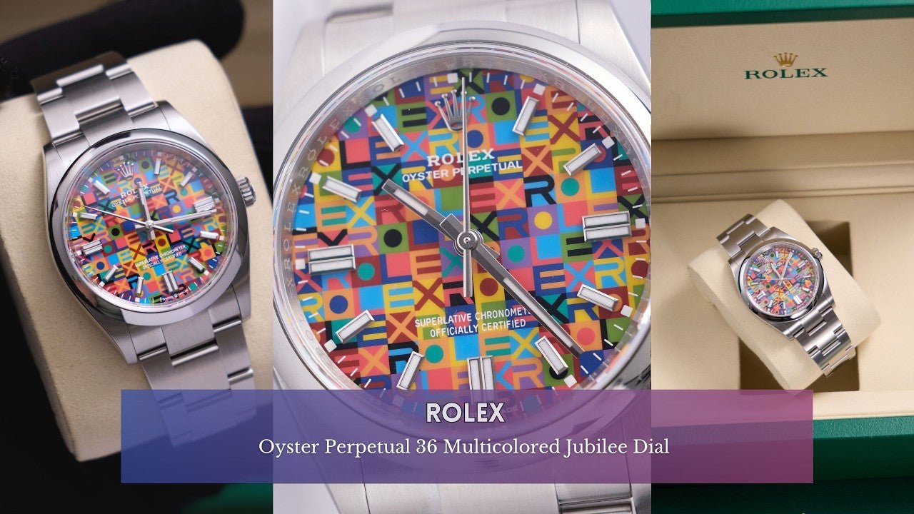 Video: Unboxing the Rolex Oyster Perpetual 36 Multicoloured Dial 126000-0016 - WatchesOff5th