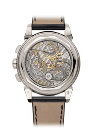 Thumbnail for Patek Philippe Grand Complications Perpetual Calendar Chronograph 41mm Platinum Lacquered Black Dial Diamond Bezel - sapphire crystal case back