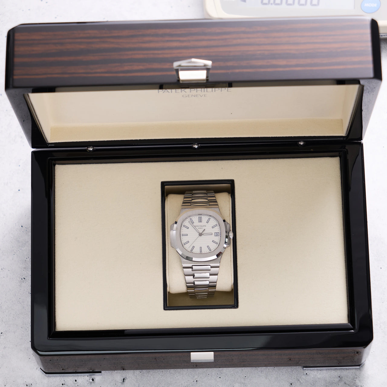 Patek Philippe Nautilus 40mm Stainless Steel White Dial (Ref 5711/1A-011) - in the Patek Philippe presentation box