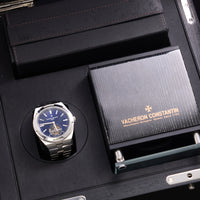Thumbnail for Vacheron Constantin Overseas Tourbillon 42.5mm Stainless Steel Blue Dial (Ref 6000V/110A-B544) - in the Vacheron Constantin presentation box
