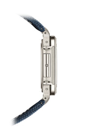 Thumbnail for Patek Philippe Cubitus Perpetual Calendar Skeleton 45mm Platinum Sunburst Blue Openworked Dial Ref 5840P-001 case profile at 9 o'clock