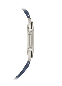 Thumbnail for Patek Philippe Nautilus 50th Anniversary 41mm 18K White Gold Sunburst Blue Embossed Dial Baguette Diamond Hour Markers - case profile at 9 o'clock