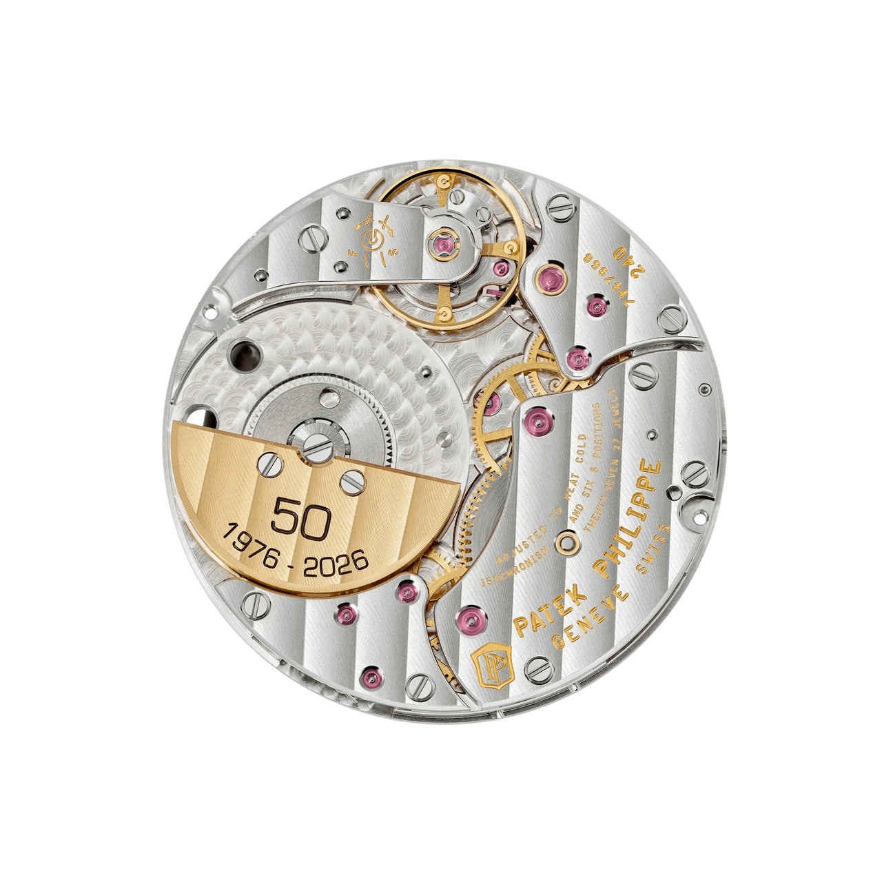 Patek Philippe ultra-thin self-winding caliber 240 movement - back