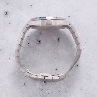 Thumbnail for Audemars Piguet Royal Oak Selfwinding 41mm 18K White Gold Smoked Blue Dial Fixed Bezel Ref 15510BC.OO.1320BC.04 - crown side profile
