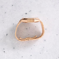 Thumbnail for Audemars Piguet Royal Oak Double Balance Wheel Openworked 41mm Frosted Pink Gold Rainbow Bezel Ref 15412OR.YG.1224OR.01-B - case side profile with the folding clasp