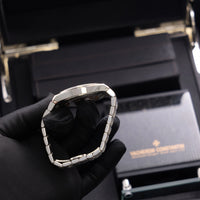 Thumbnail for Vacheron Constantin Overseas Tourbillon 42.5mm Stainless Steel Blue Dial (Ref 6000V/110A-B544) - case profile opposite the crown over the box