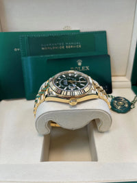 Thumbnail for 2025 New Release Rolex Sky - Dweller Yellow Gold 42mm – Bright Green Dial (Ref. 336938) - WatchesOff5thWatch