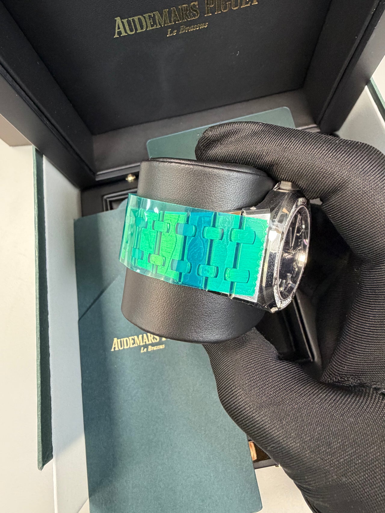 Audemars Piguet Royal Oak Selfwinding Blue DIal 15551ST.ZZ.1356ST.05