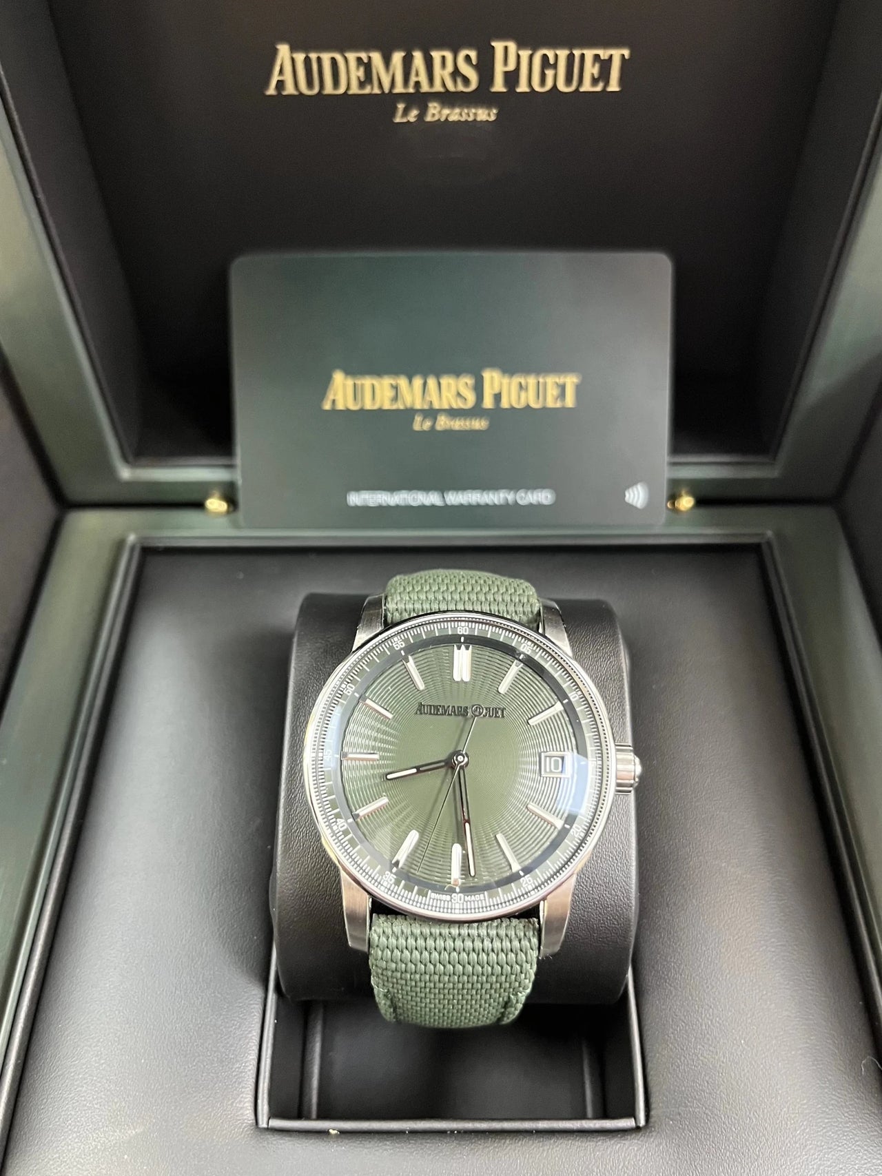 Audemars Piguet Code 11.59 Green Dial 15210ST.OO.A056KB.01 - WatchesOff5thWatch