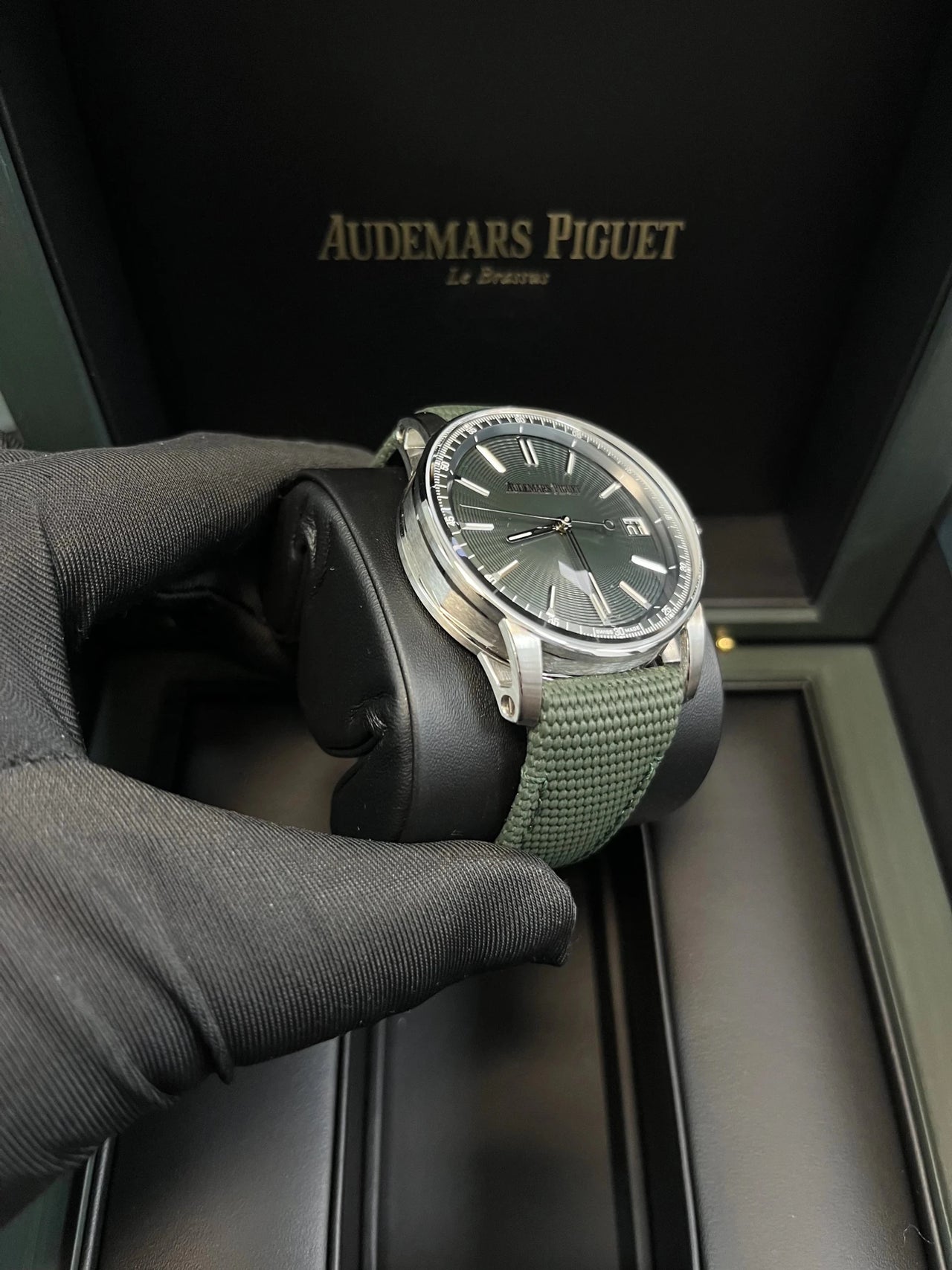 Audemars Piguet Code 11.59 Green Dial 15210ST.OO.A056KB.01 - WatchesOff5thWatch