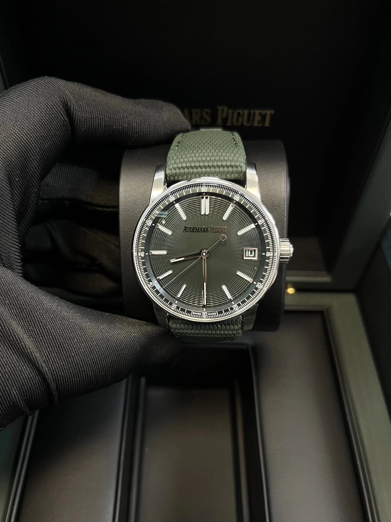 Audemars Piguet Code 11.59 Green Dial 15210ST.OO.A056KB.01 - WatchesOff5thWatch