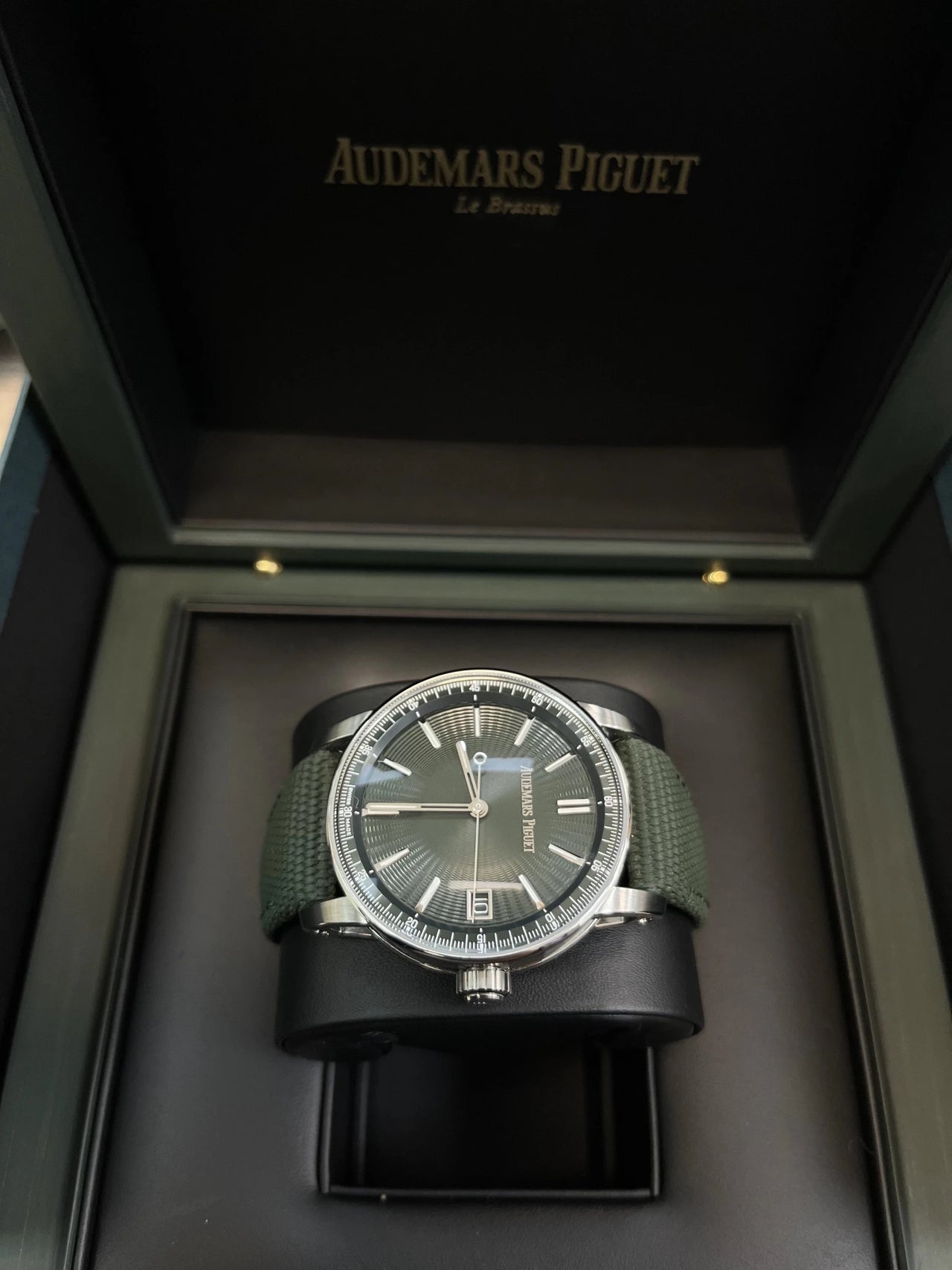 Audemars Piguet Code 11.59 Green Dial 15210ST.OO.A056KB.01 - WatchesOff5thWatch
