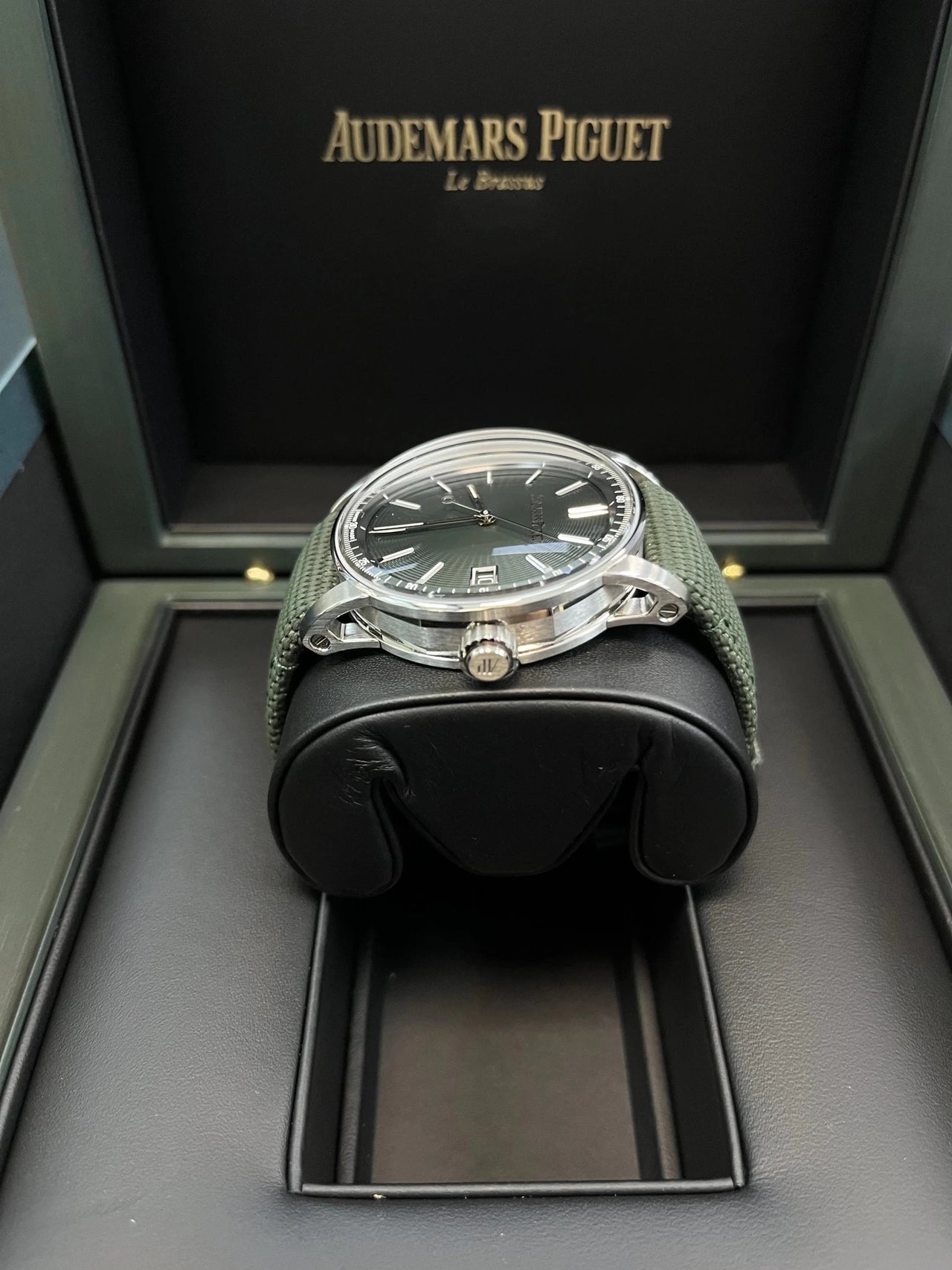 Audemars Piguet Code 11.59 Green Dial 15210ST.OO.A056KB.01 - WatchesOff5thWatch