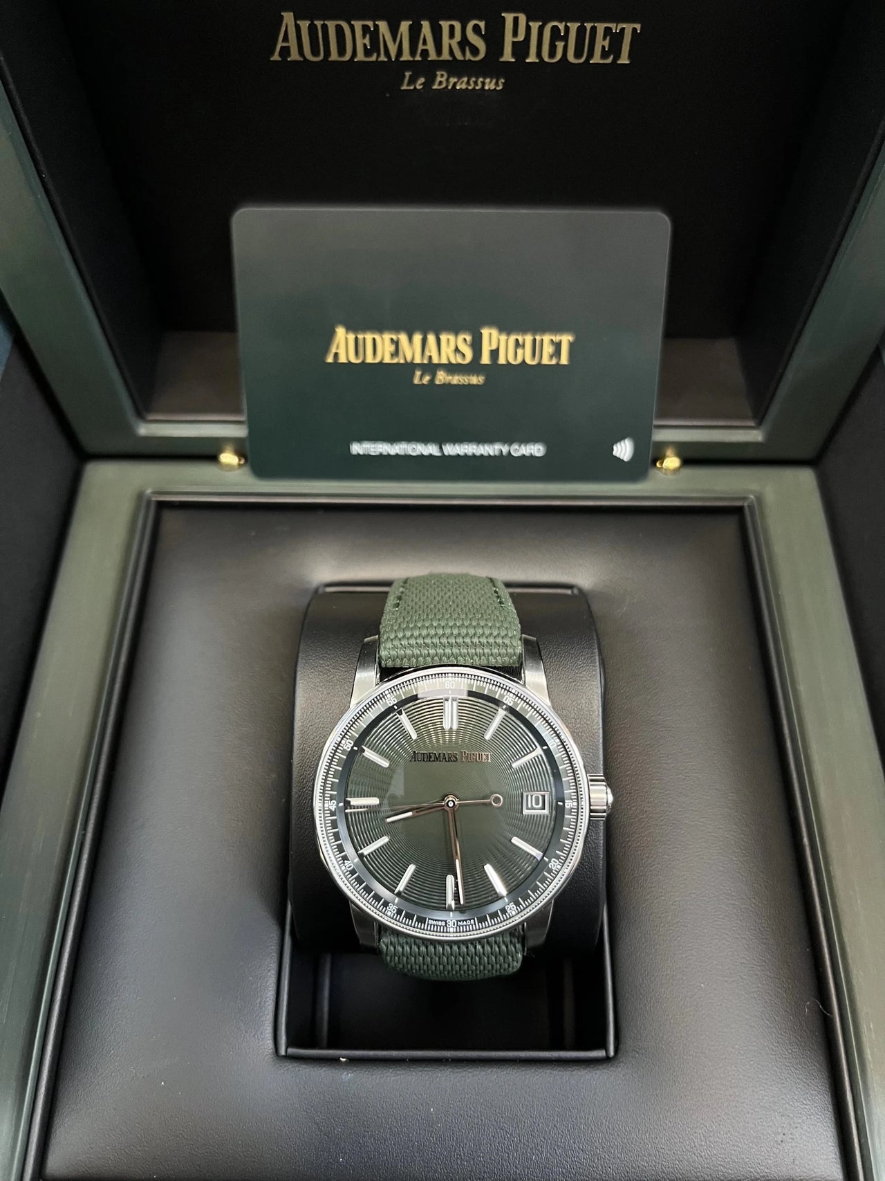 Audemars Piguet Code 11.59 Green Dial 15210ST.OO.A056KB.01 - WatchesOff5thWatch