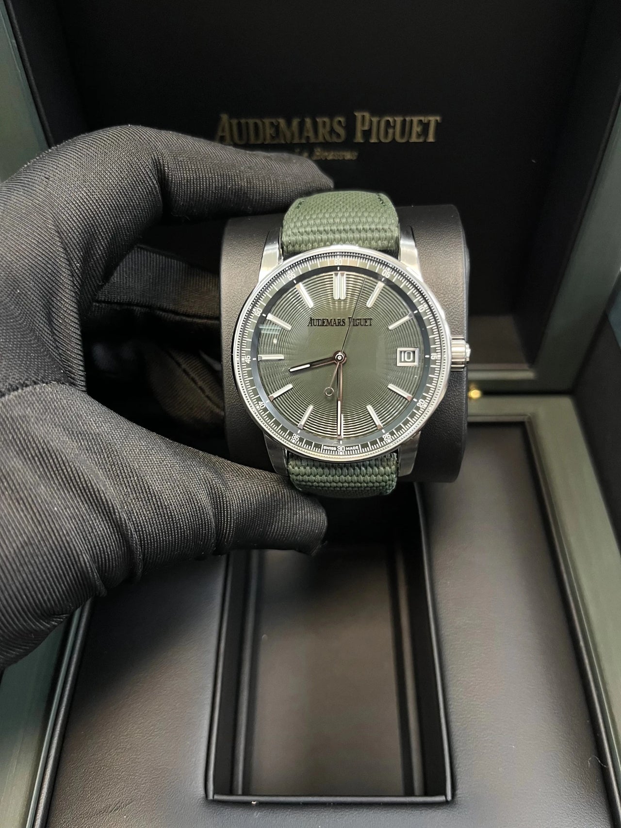 Audemars Piguet Code 11.59 Green Dial 15210ST.OO.A056KB.01 - WatchesOff5thWatch