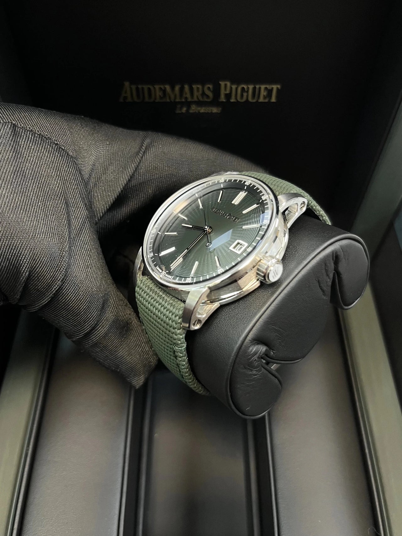 Audemars Piguet Code 11.59 Green Dial 15210ST.OO.A056KB.01 - WatchesOff5thWatch
