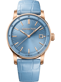 Thumbnail for Audemars Piguet Code 11.59 Selfwinding 38mm 18K Pink Gold Light Blue Dial Fixed Bezel (Ref 77410OR.OO.A344CR.01) - WatchesOff5thWatch