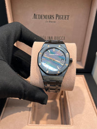 Thumbnail for Audemars Piguet Royal Oak Black Ceramic Rainbow Dial Limited Edition 77350CE.OO.1266CE.02.A - WatchesOff5thWatch