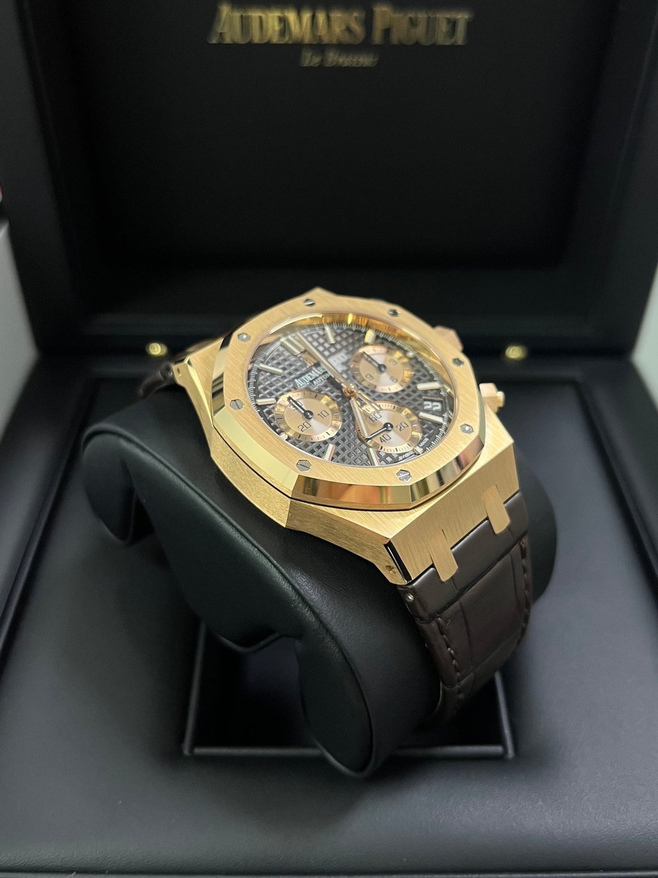 Audemars Piguet Royal Oak Chronograph 41mm Brown Dial (Reference # 26239OR.OO.D821CR.01) - WatchesOff5thWatch