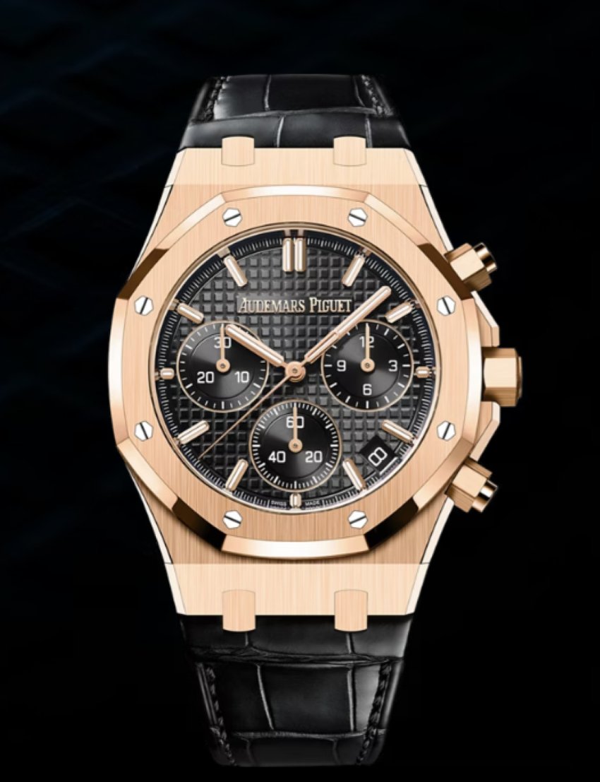 Audemars Piguet Royal Oak Chronograph Black Dial 26240OR.OO.D002CR.02 - WatchesOff5thWatch