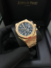 Thumbnail for Audemars Piguet Royal Oak Chronograph Selfwinding Chronograph Blue Dial Rose gold 38mm Reference # 26715OR.OO.1356OR.01 - WatchesOff5thWatch