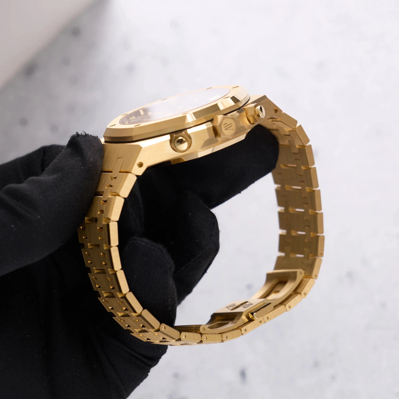 Audemars Piguet Royal Oak Chronograph Yellow Gold Smoked Champagne dial 26240BA.OO.1320BA.02 - WatchesOff5thWatch