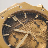 Thumbnail for Audemars Piguet Royal Oak Chronograph Yellow Gold Smoked Champagne dial 26240BA.OO.1320BA.02 - WatchesOff5thWatch
