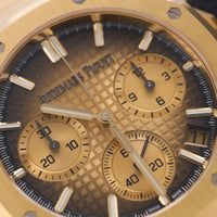 Thumbnail for Audemars Piguet Royal Oak Chronograph Yellow Gold Smoked Champagne dial 26240BA.OO.1320BA.02 - WatchesOff5thWatch
