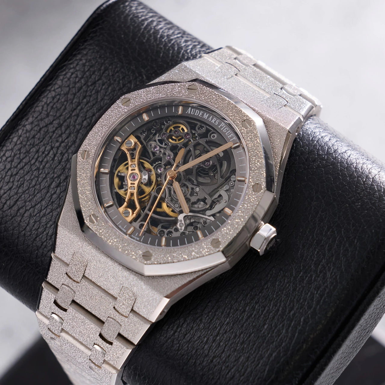 Audemars Piguet Royal Oak Double Balance Wheel Frosted Gold (Reference  15407BC.GG.1224BC.01) - WatchesOff5thWatch