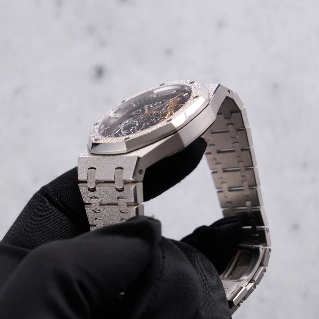 Audemars Piguet Royal Oak Double Balance Wheel Frosted Gold (Reference  15407BC.GG.1224BC.01) - WatchesOff5thWatch