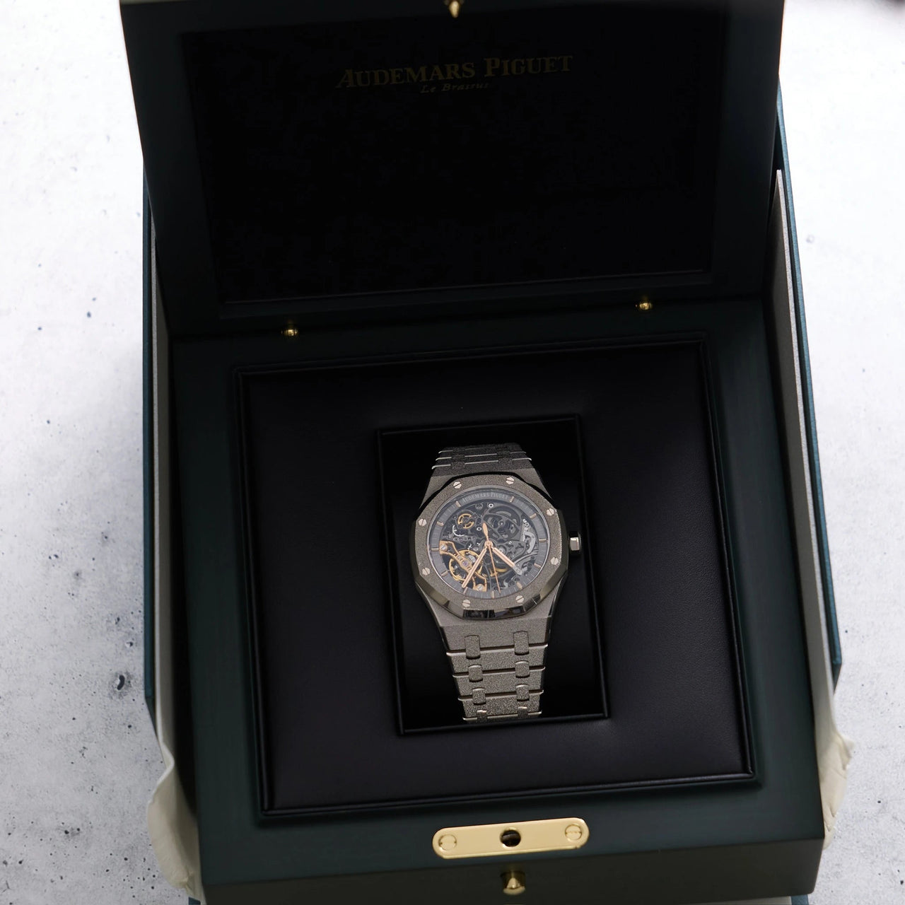 Audemars Piguet Royal Oak Double Balance Wheel Frosted Gold (Reference  15407BC.GG.1224BC.01) - WatchesOff5thWatch