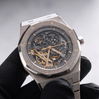 Thumbnail for Audemars Piguet Royal Oak Double Balance Wheel Frosted Gold (Reference  15407BC.GG.1224BC.01) - WatchesOff5thWatch