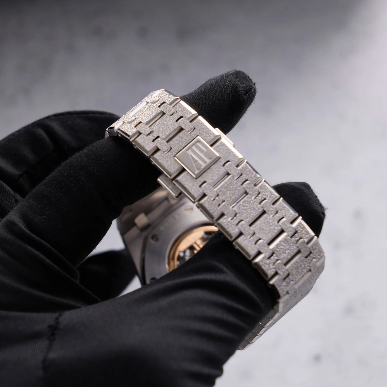 Audemars Piguet Royal Oak Double Balance Wheel Frosted Gold (Reference  15407BC.GG.1224BC.01) - WatchesOff5thWatch