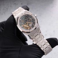 Thumbnail for Audemars Piguet Royal Oak Double Balance Wheel Frosted Gold (Reference  15407BC.GG.1224BC.01) - WatchesOff5thWatch